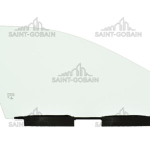 RH FRONT DOOR GLASS W/FITT GRN SK SERIES